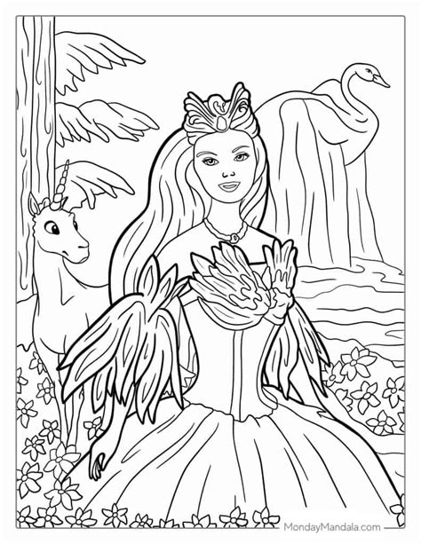 barbie colouring in pages free|monday mandala coloring pages.